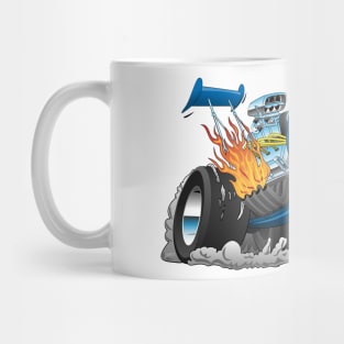 Top Fuel Dragster Cartoon Mug